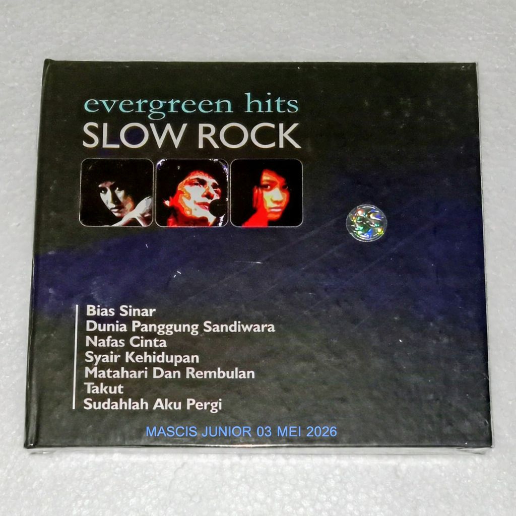 CD Evergreen Hits - Slow Rock Nicky Astria Achmad Albar Anggun C Sasmi Ikang Fawzi Ahmad Albar Gito 