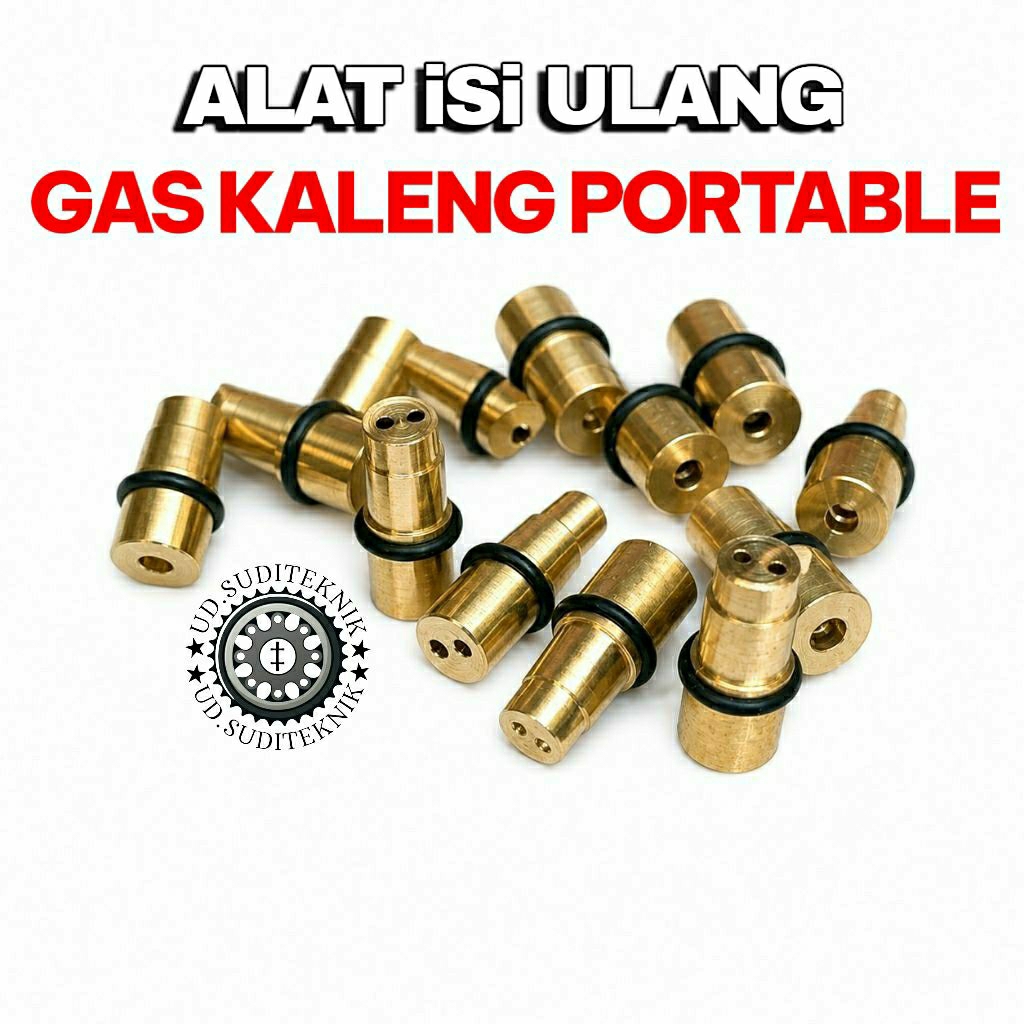 Alat Isi Ulang Gas Kaleng Portable / Gas Kaleng Robison Simple Botol Robison DLL