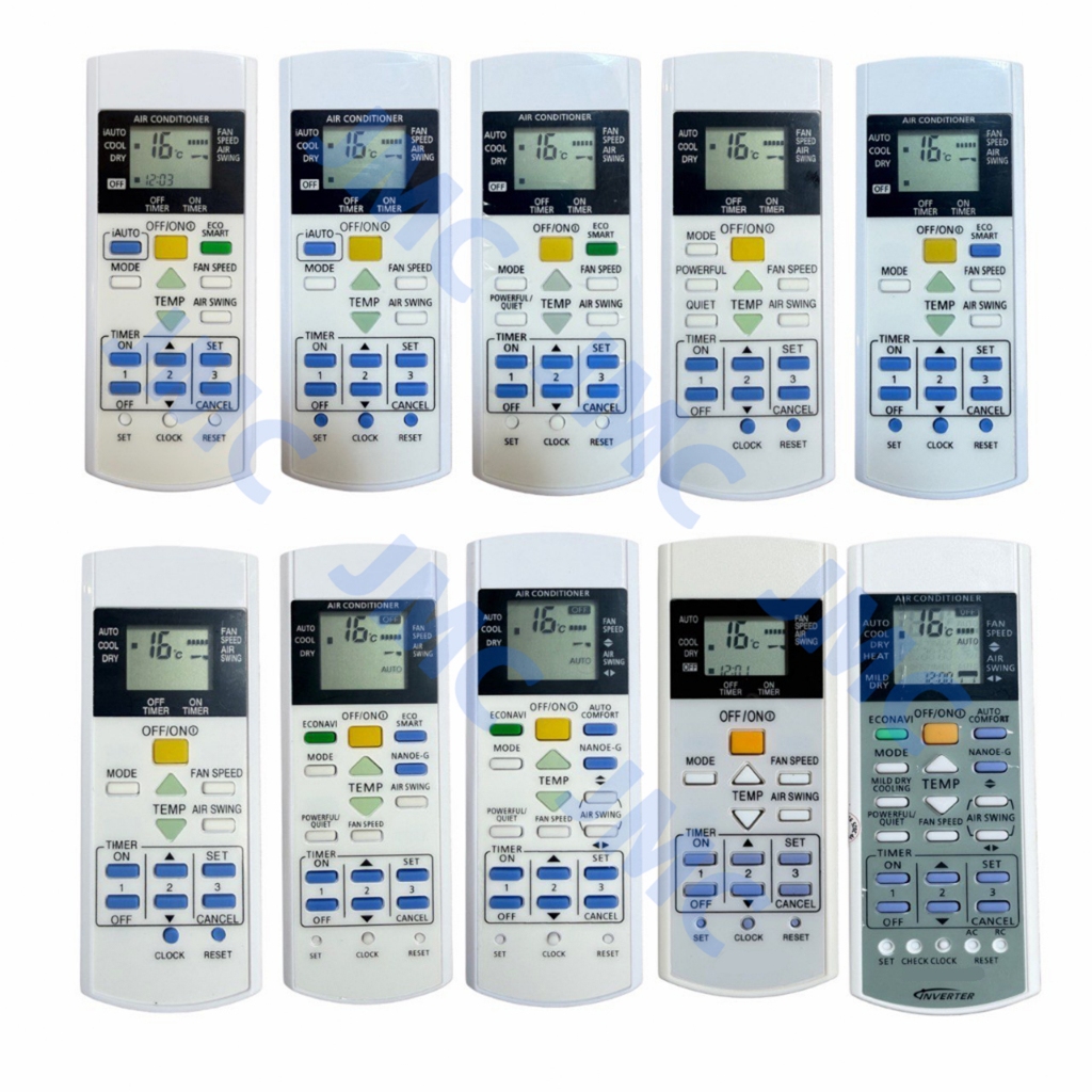 Remote AC JMC Kompatibel Panasonic 4461 4185 A75C3865 3623-1 A75C3623 4161 A75C3269 A75C4157 4157-1 