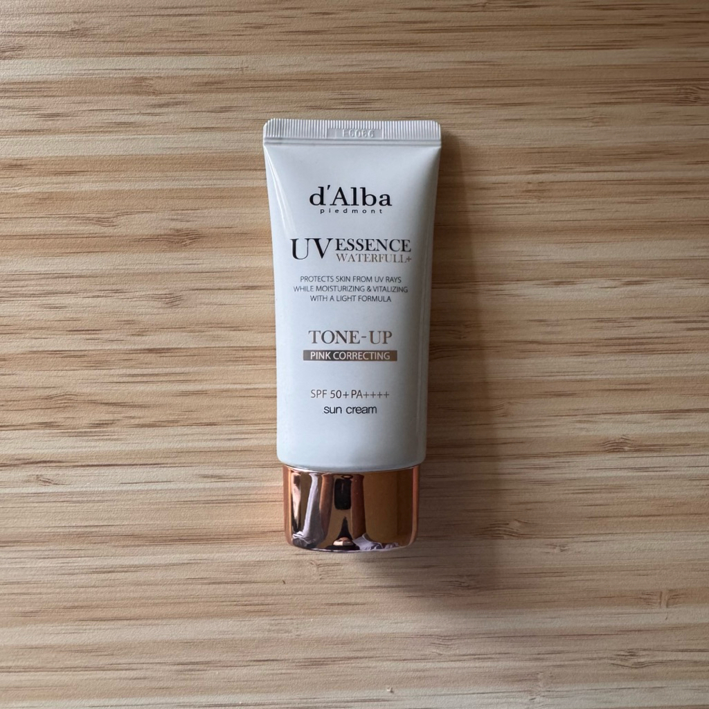 Preloved D'alba Waterfull Tone Up Sun Cream Dalba Sunscreen Gold Pink D Alba