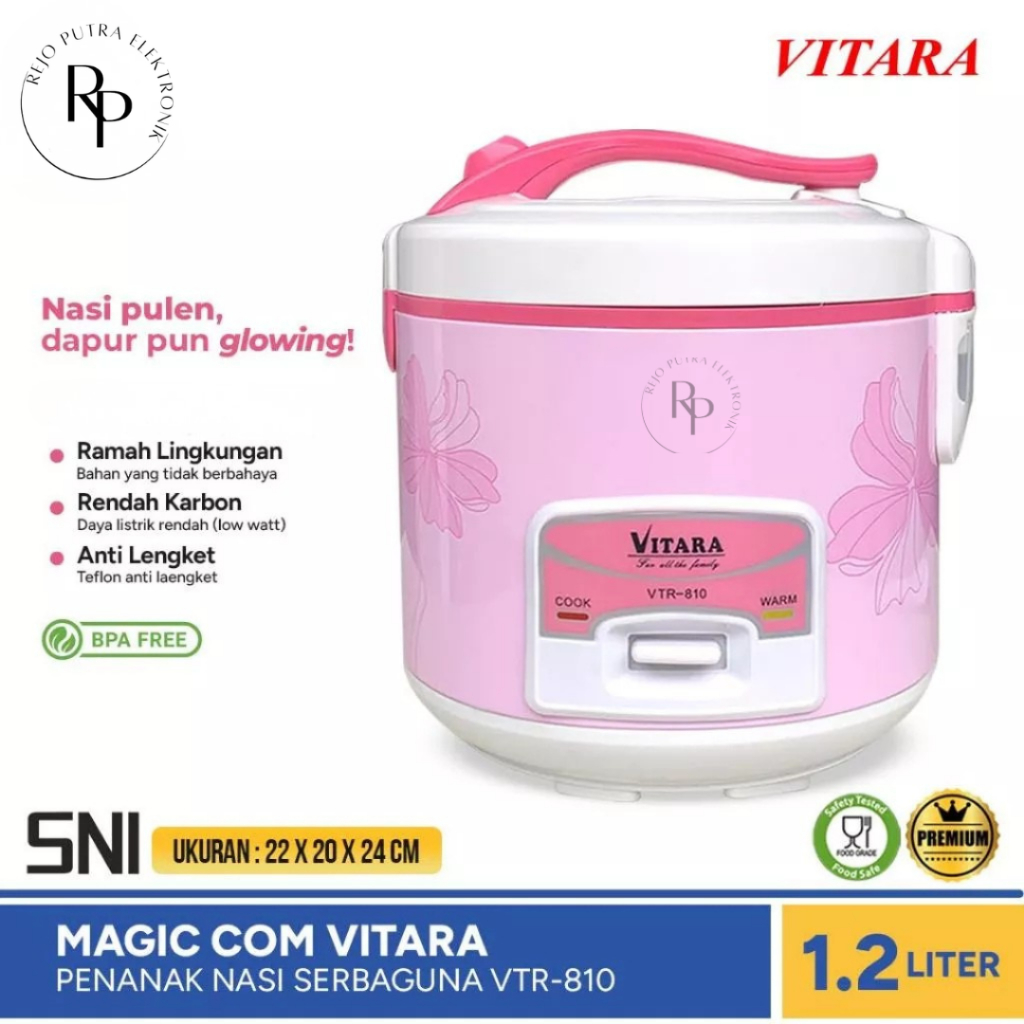VITARA VTR-810 MAGIC COM / RICE COOKER 1.2L