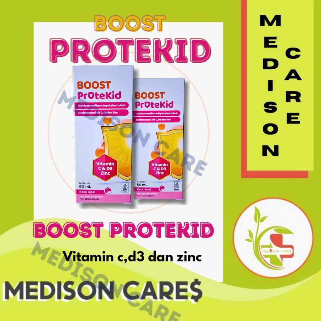 BOOST PROTEKID VITAMIN C, D3, DAN ZINC | 60 ML