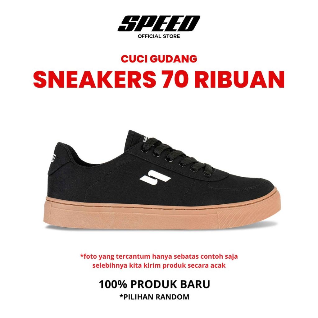 Speed - Sepatu Pria - serba 80 ribuan - produk original 100% baru - produk cuci gudang - sneakers pr