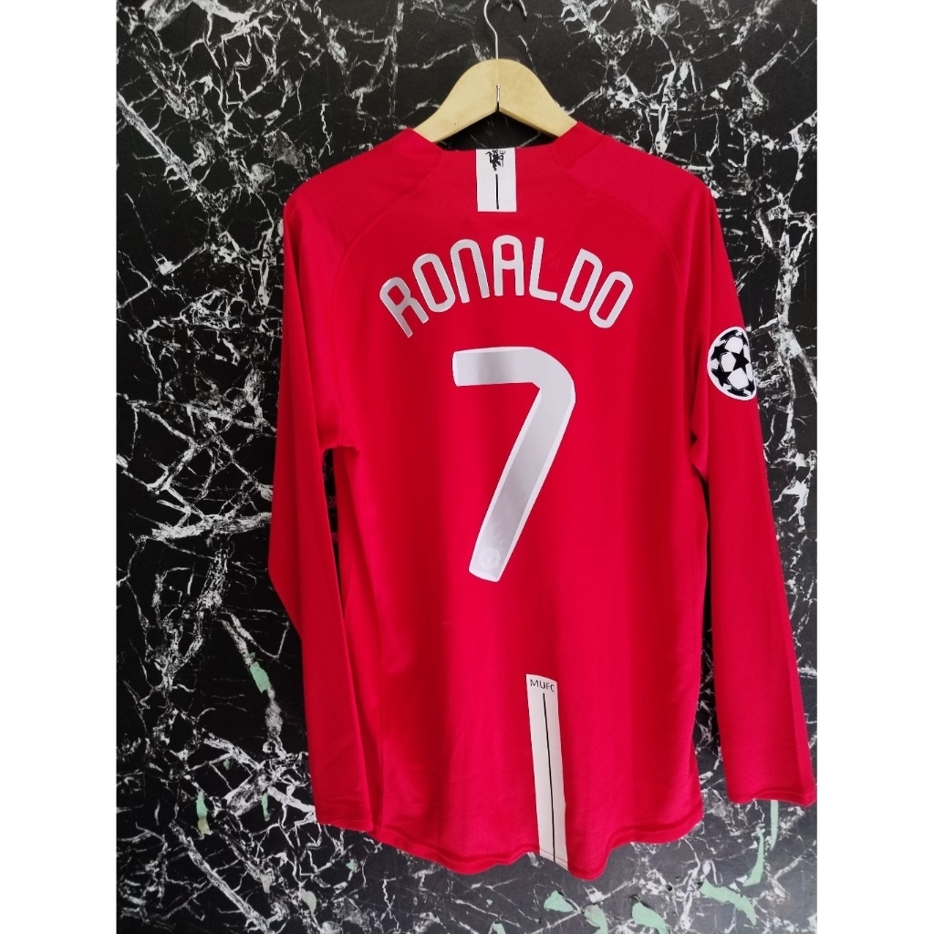 MU HOME FINAL 2008 RONALDO GO SIZE L