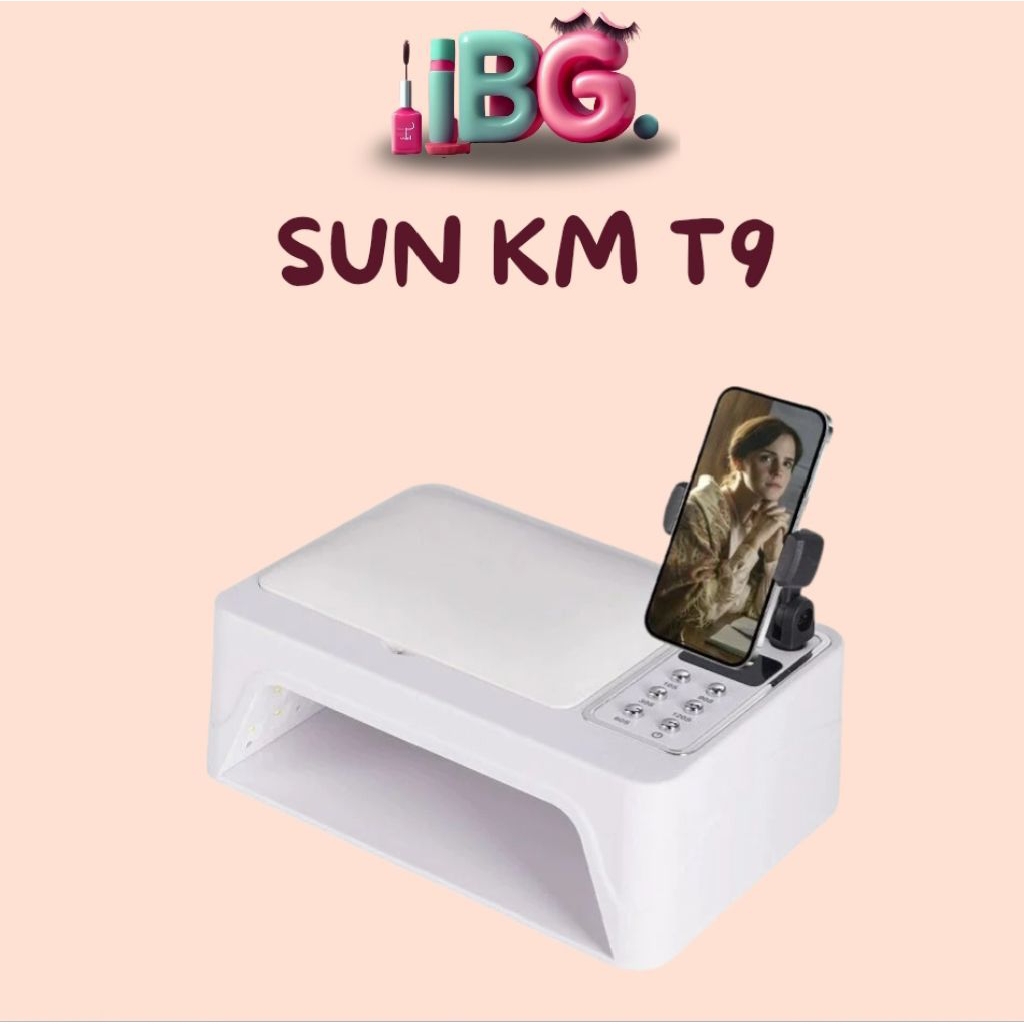 SUN smart led nail lamp Sun KM T9 Plus Sun T9 plus Sun smart led nail lamp professional only Lampu nail art salon Lampu nail art professional salon