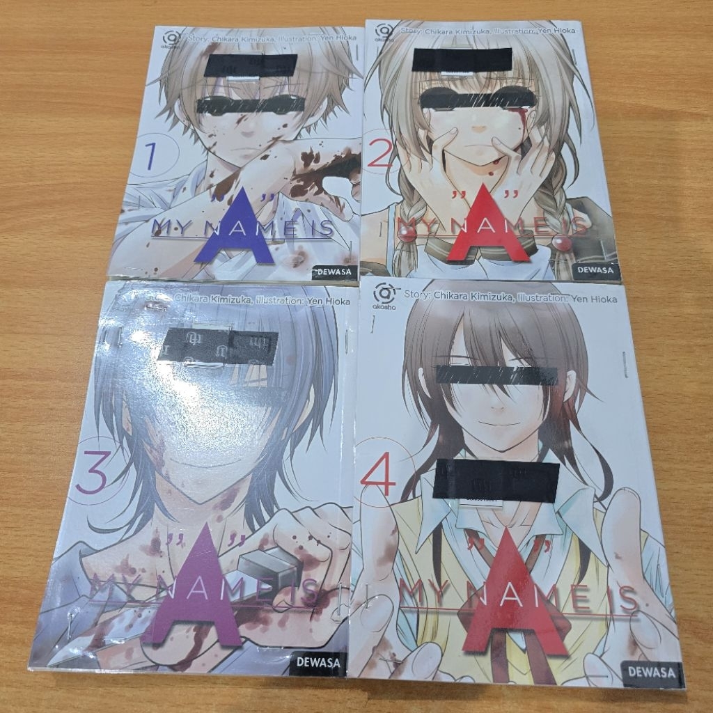 Bundle Komik My Name Is A Volume 1-4 Preloved