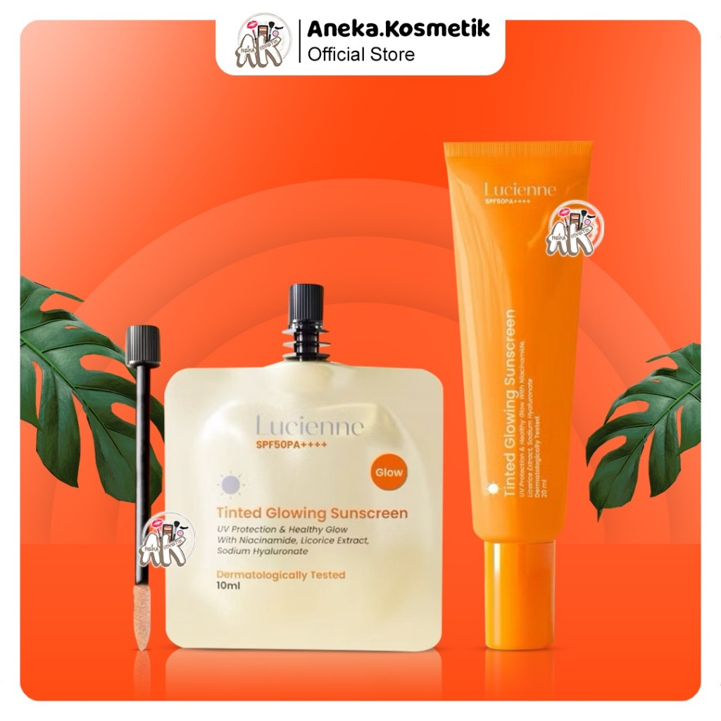 LUCIENNE BRIGHTENING TINTED GLOWING SUNSCREEN SERIES