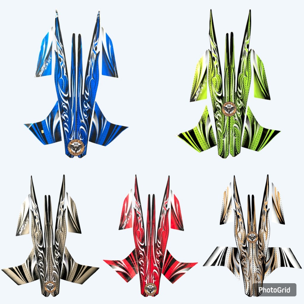 Stiker Striping Vega ZR 2011