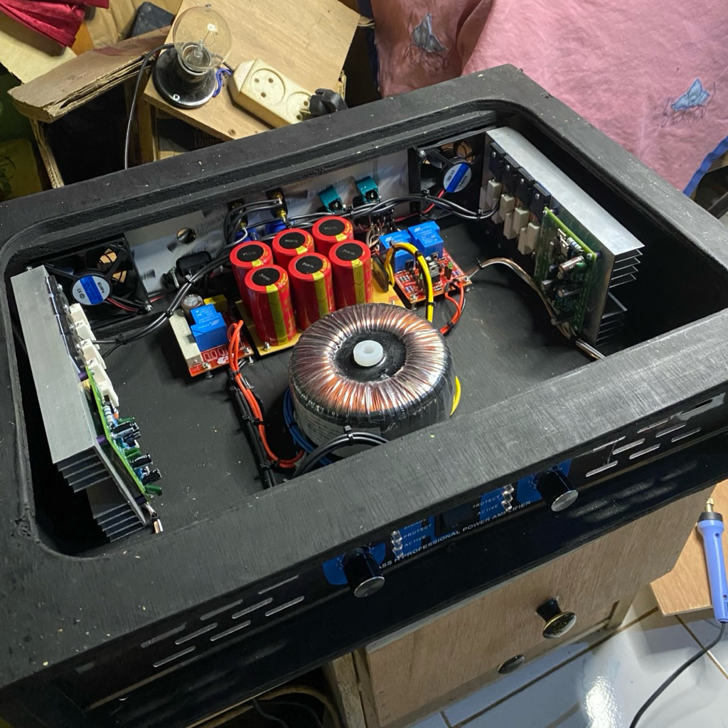 Power 5A murni besar Ct45v softar anti jeglek & speaker protecktor cocok buat rumahan