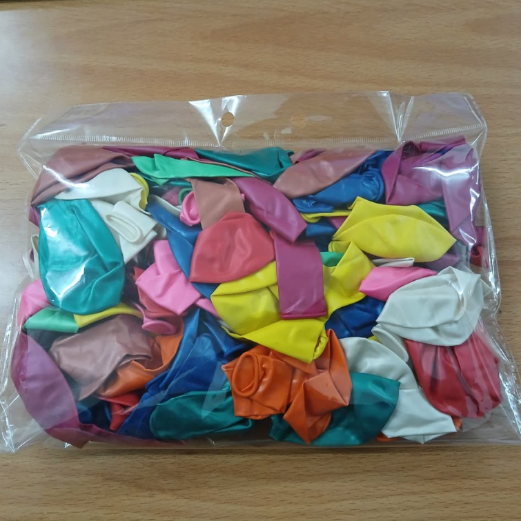 [PT] 1 PAK ISI 100 PCS BALON LATEX METALIK PREMIUM 2.2 GR DEKORASI ULANG TAHUN PESTA MIX WARNA WARNI