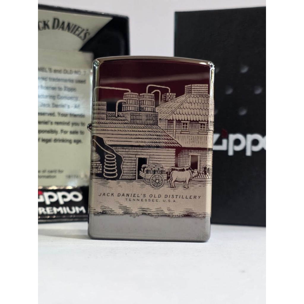 Original Zippo Jack Daniels 4 sisi 46797