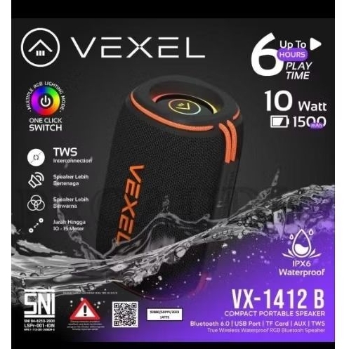 speaker portabel Vexel VX-1412 B
