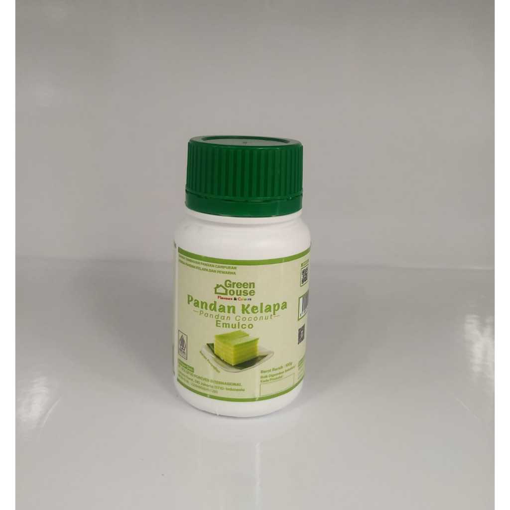 Green House Pasta Pandan Emulco 100 gr / pandan santan paste