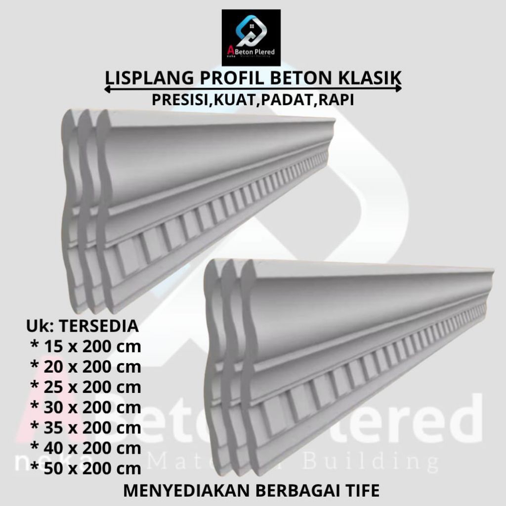 LIS PLANG PROFIL BETON,LIS BETON,PULL BETON, Lis plang Beton,Lis motif piano