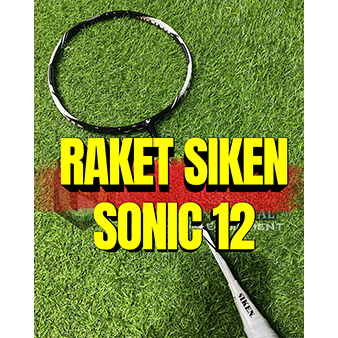 Raket Badminton SIKEN SONIC 12 Black White