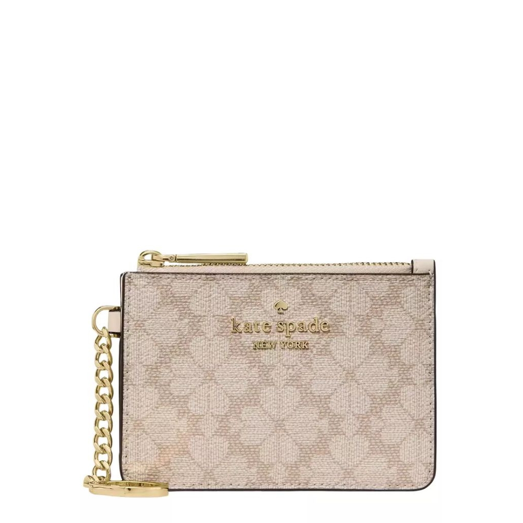 KS Spade Flower Key Ring Card Holder