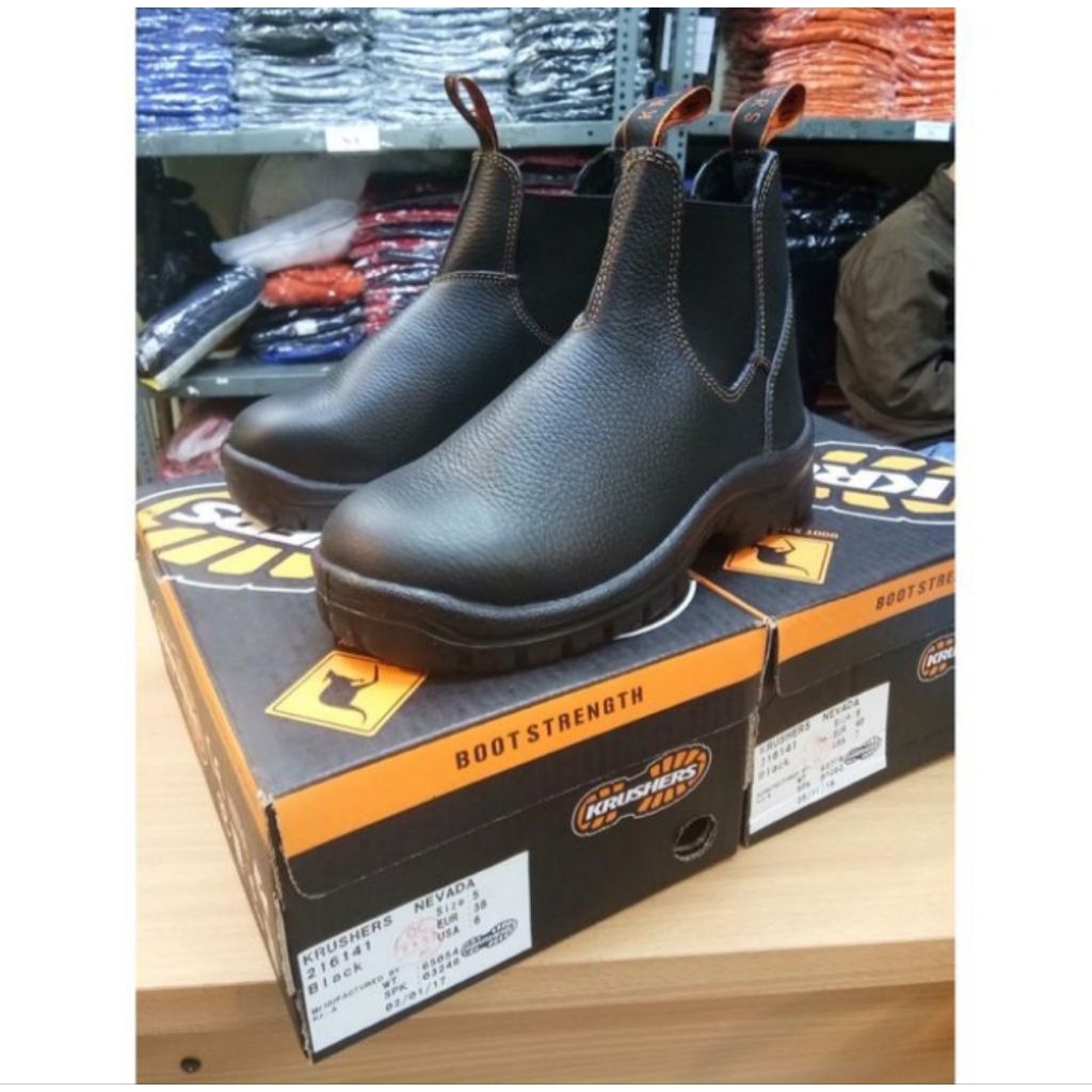 Sepatu Safety Krusher Nevada Black