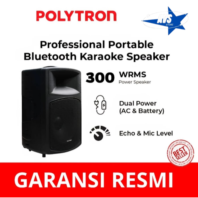 POLYTRON SPEAKER AKTIF PORTABLE 15INCH PAS PRO 15GP3