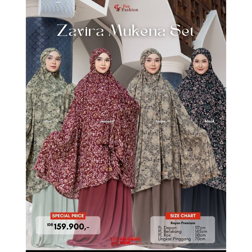 Mukena Zafira Fee Fashion