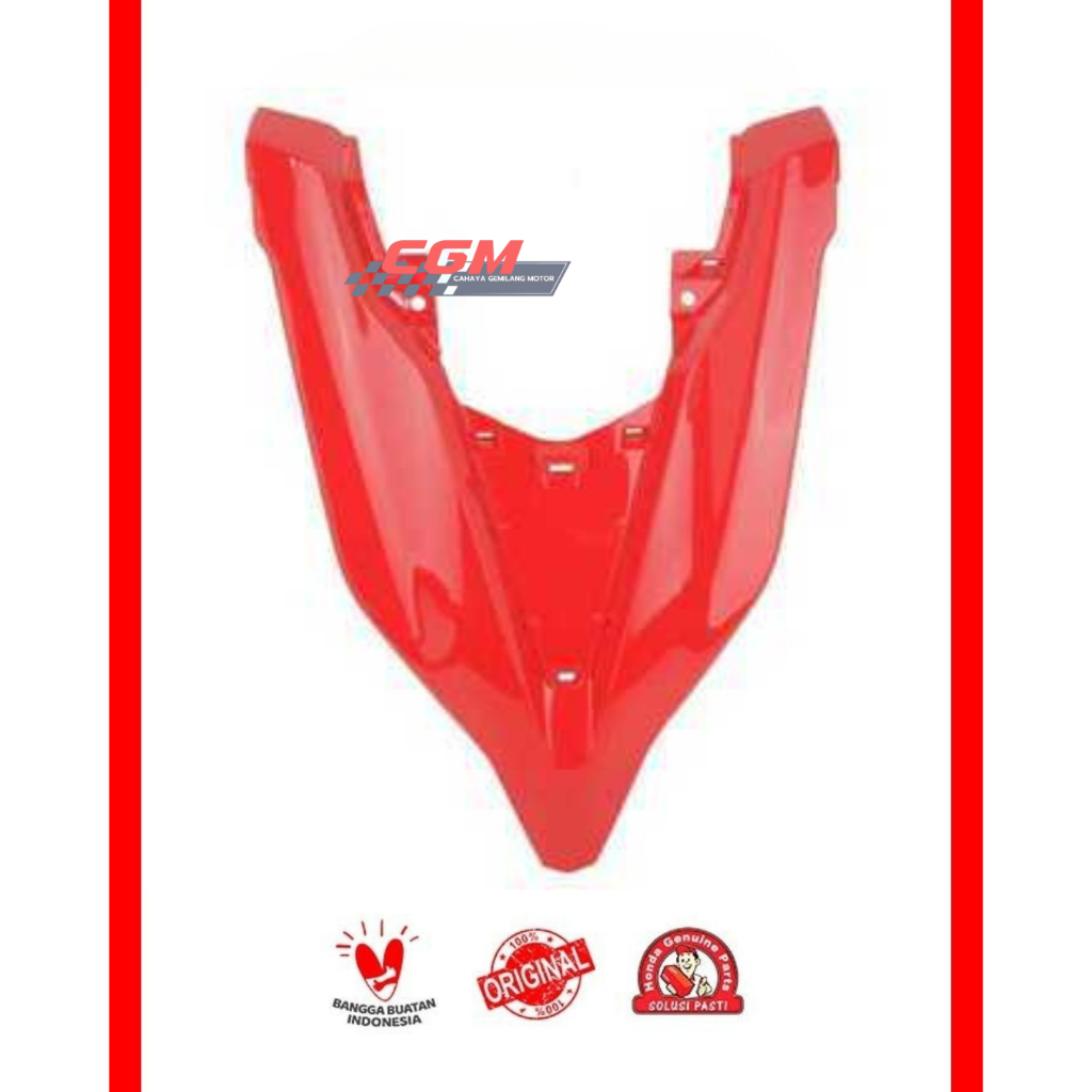 64301-K59-A70YB Cover front tameng panel lampu depan vario 125 vario 150 2018-2022 MERAH ORI AHM
