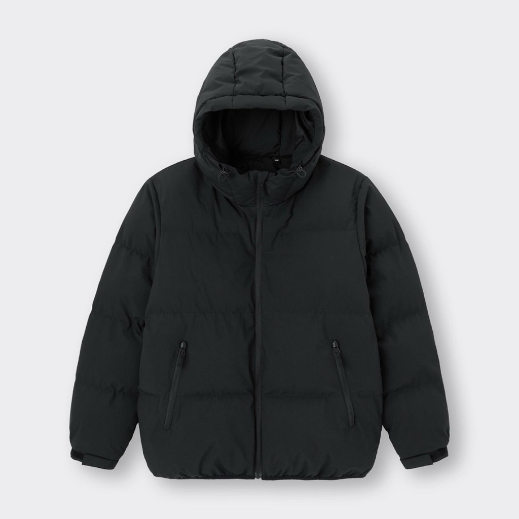 GU Uniqlo Seamless Puffer Heat Padded Parka Jacket