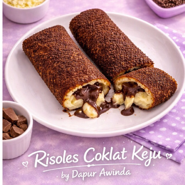 Risoles Choco Cheese / Coklat Keju Lumer - Dapur Awinda