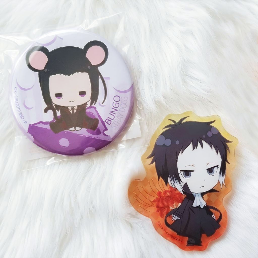 BUNGOU STRAY DOGS official merchandise mori, akutagawa & yusano merch anime bsd