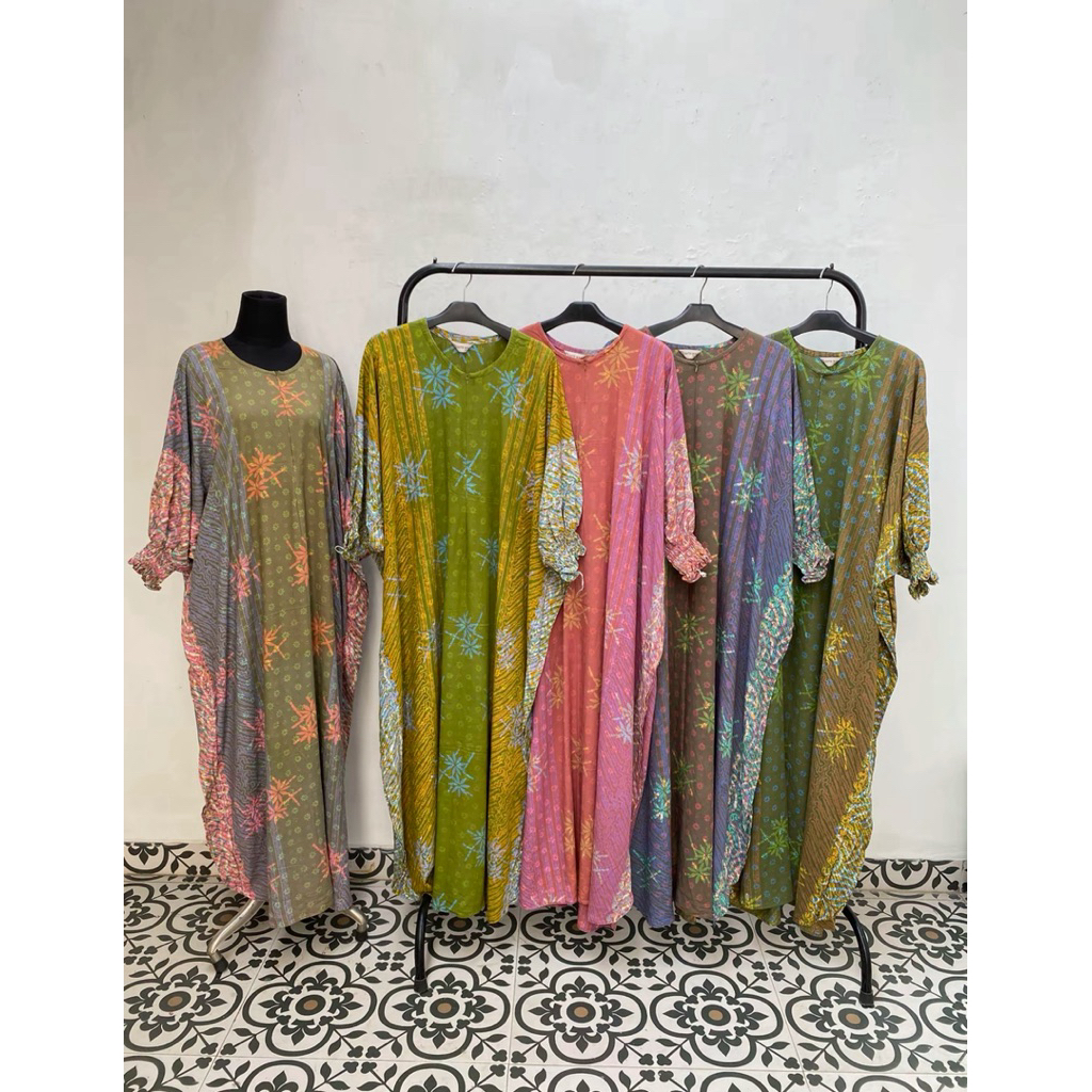 Gamis Jumbo | Kaftan batik | kaftan gamis