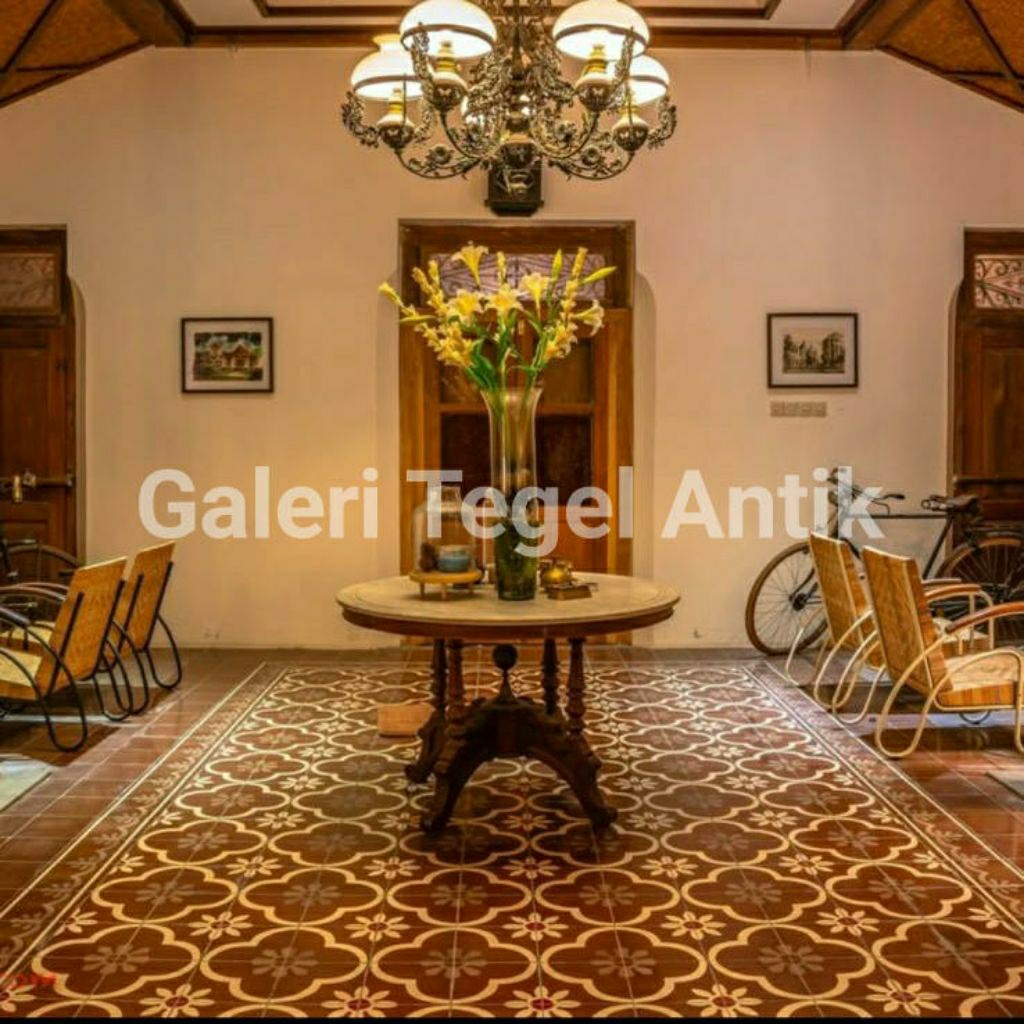 TEGEL MOTIF UBIN VINTAGE KLASIK RETRO