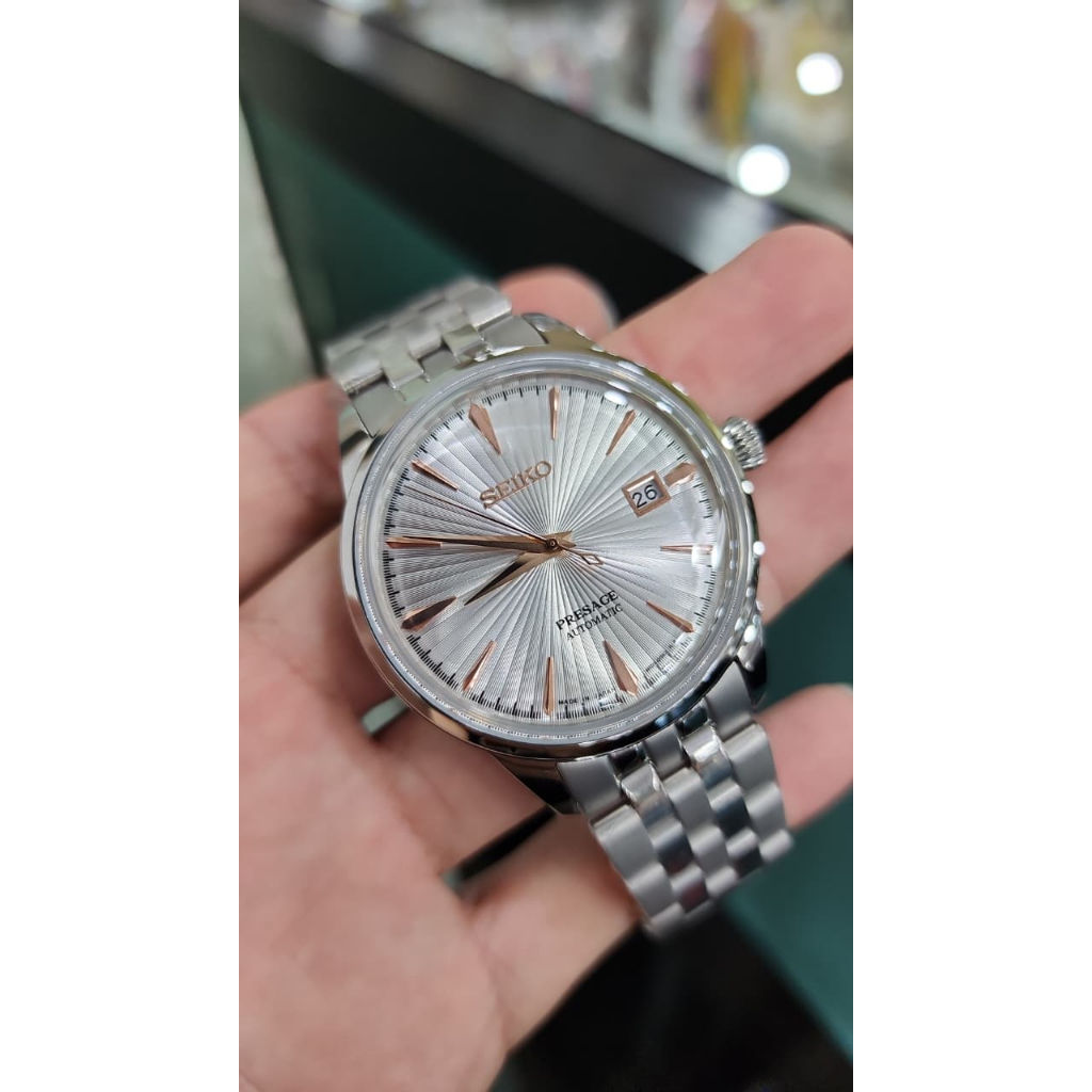 Jam tangan pria Seiko Presage Cocktail Time Automatic more colours Dial 40MM