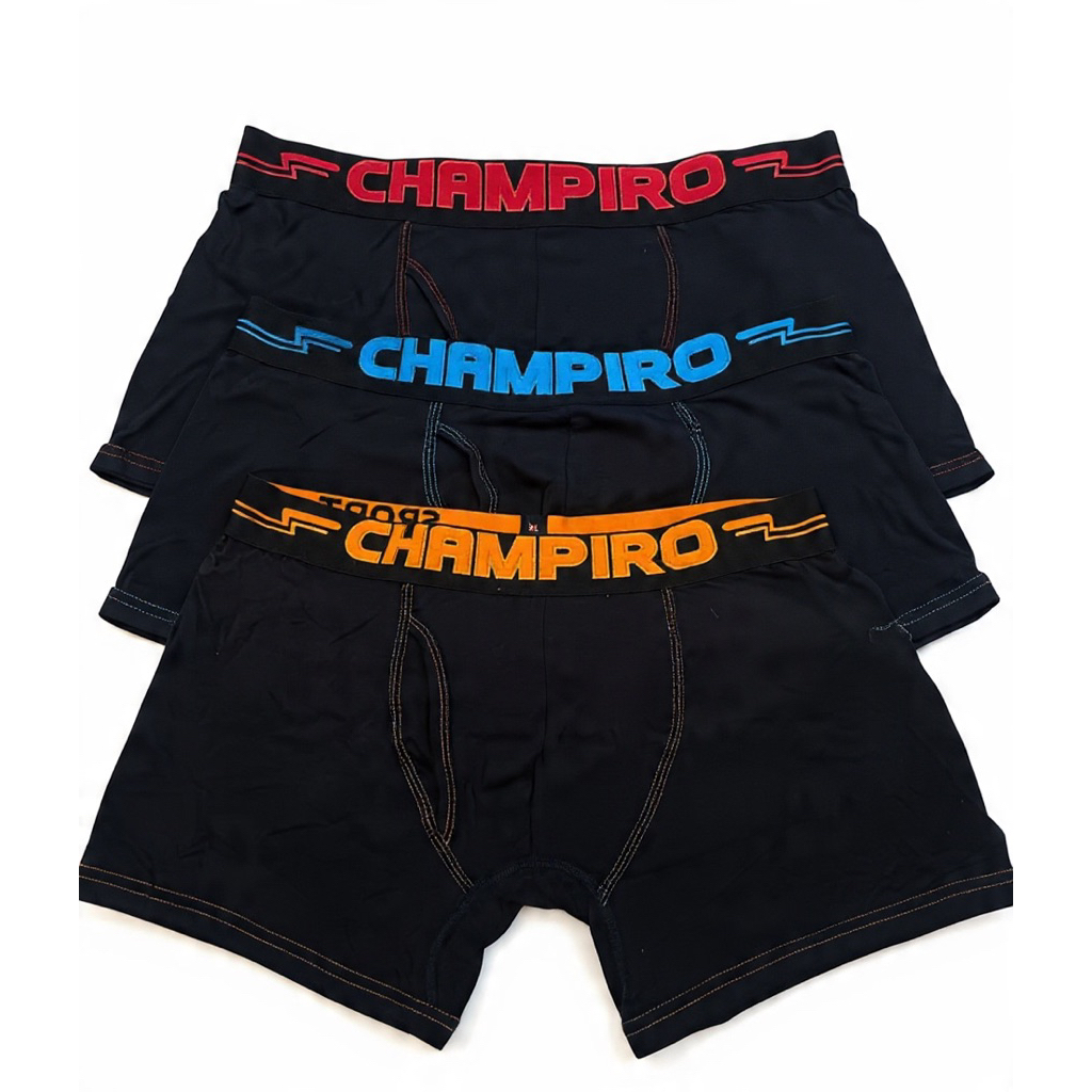 Celana dalam boxer pria champiro sport edition isi 3 PCS