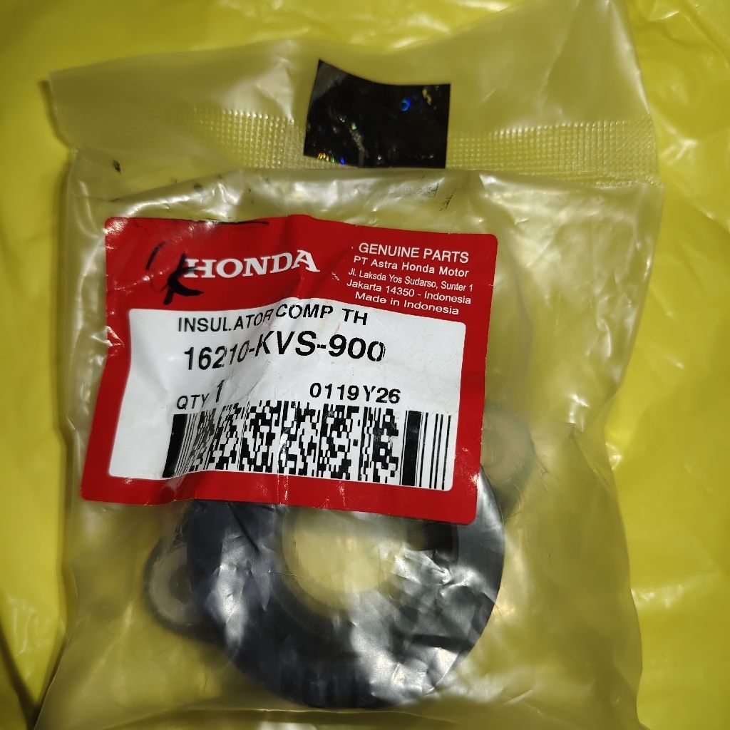 16210KVS900 intake manipol insulator leher Honda CRF 150 L ori AHM
