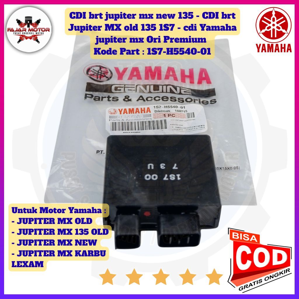 Cdi jupiter mx new 135 - CDI brt Yamaha Jupiter MX old 135 1S7 - cdi jupiter mx Ori Premium