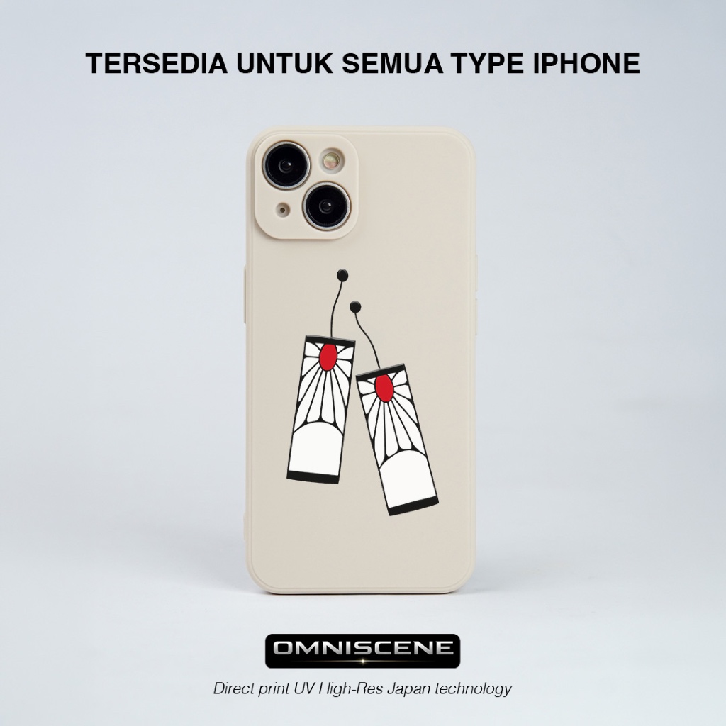 Phone Case iPhone Anime Tanjiro Earing Anting Tanjiro Demon Slayer Kimetsu no Yaiba