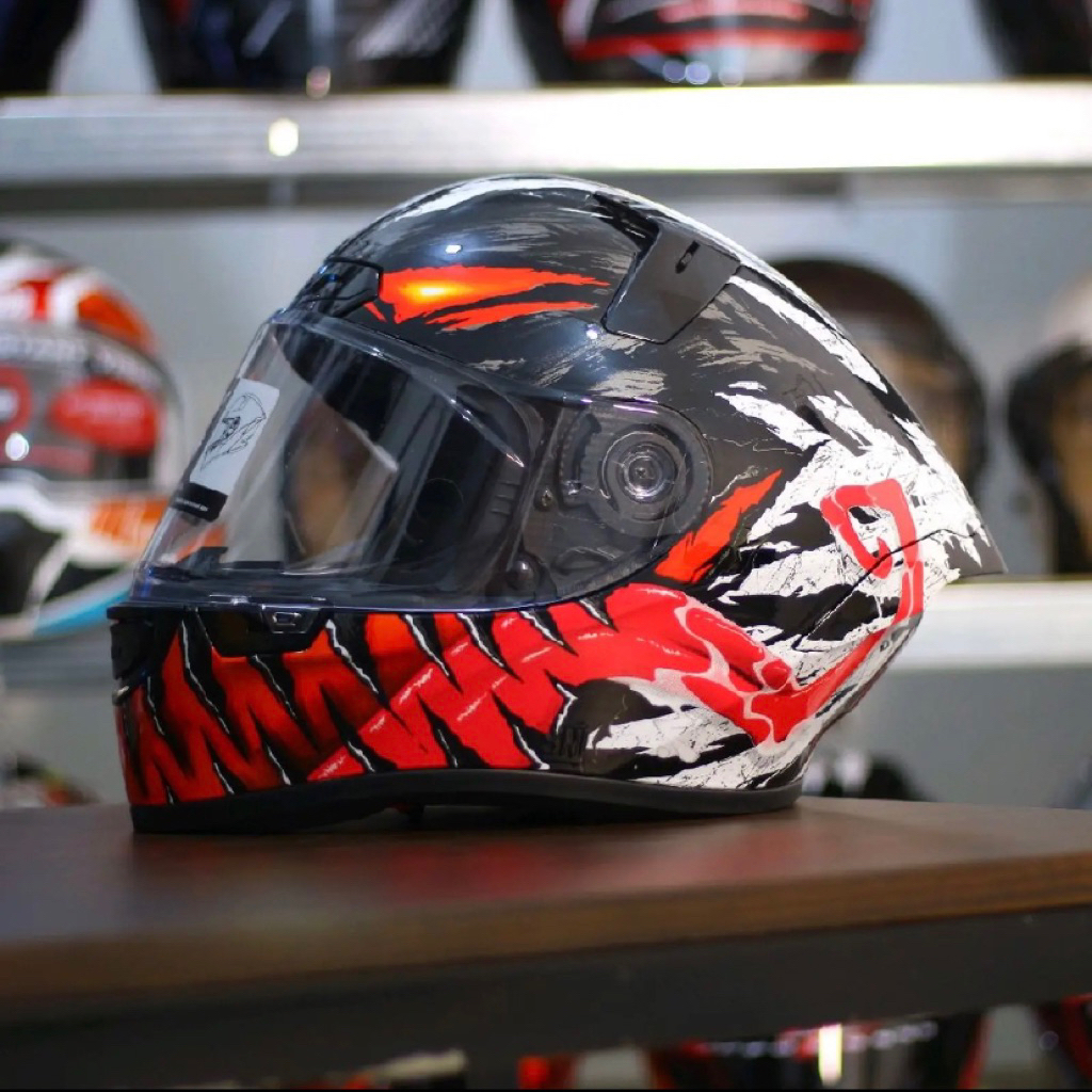 Helm RSV ffs21 Antivenom repaint custom waterdecal helm repaint