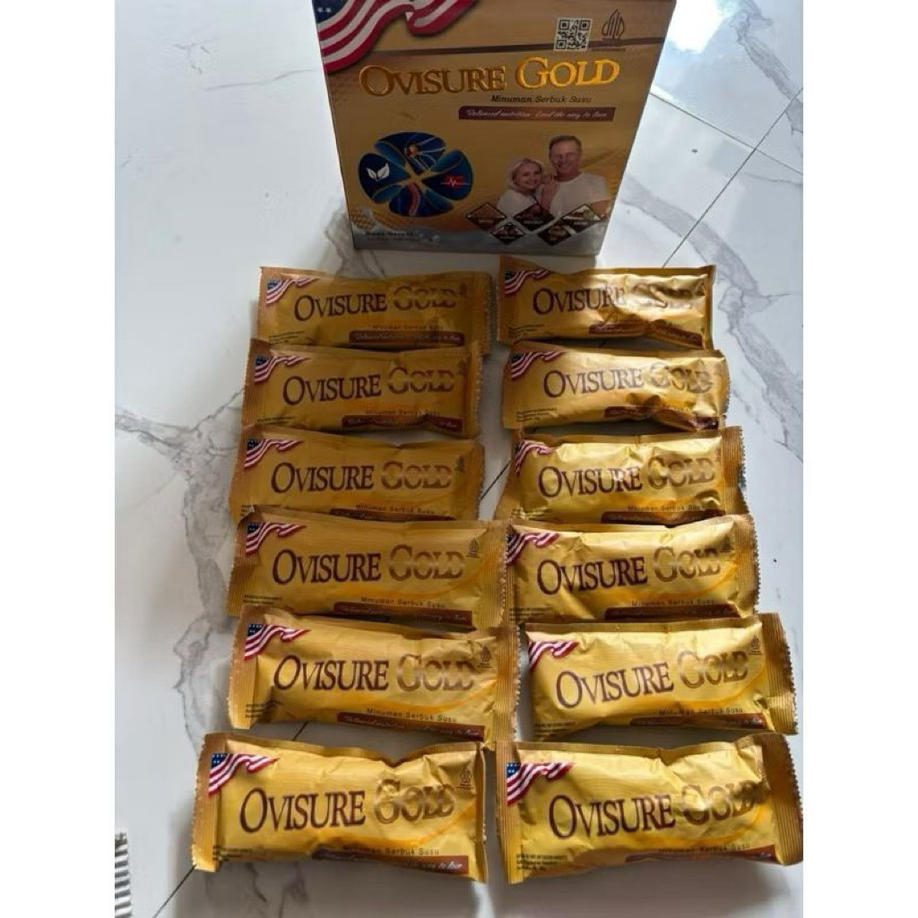 MINUMAN SERBUK NUTRISI OVISURE GOLD BPOM