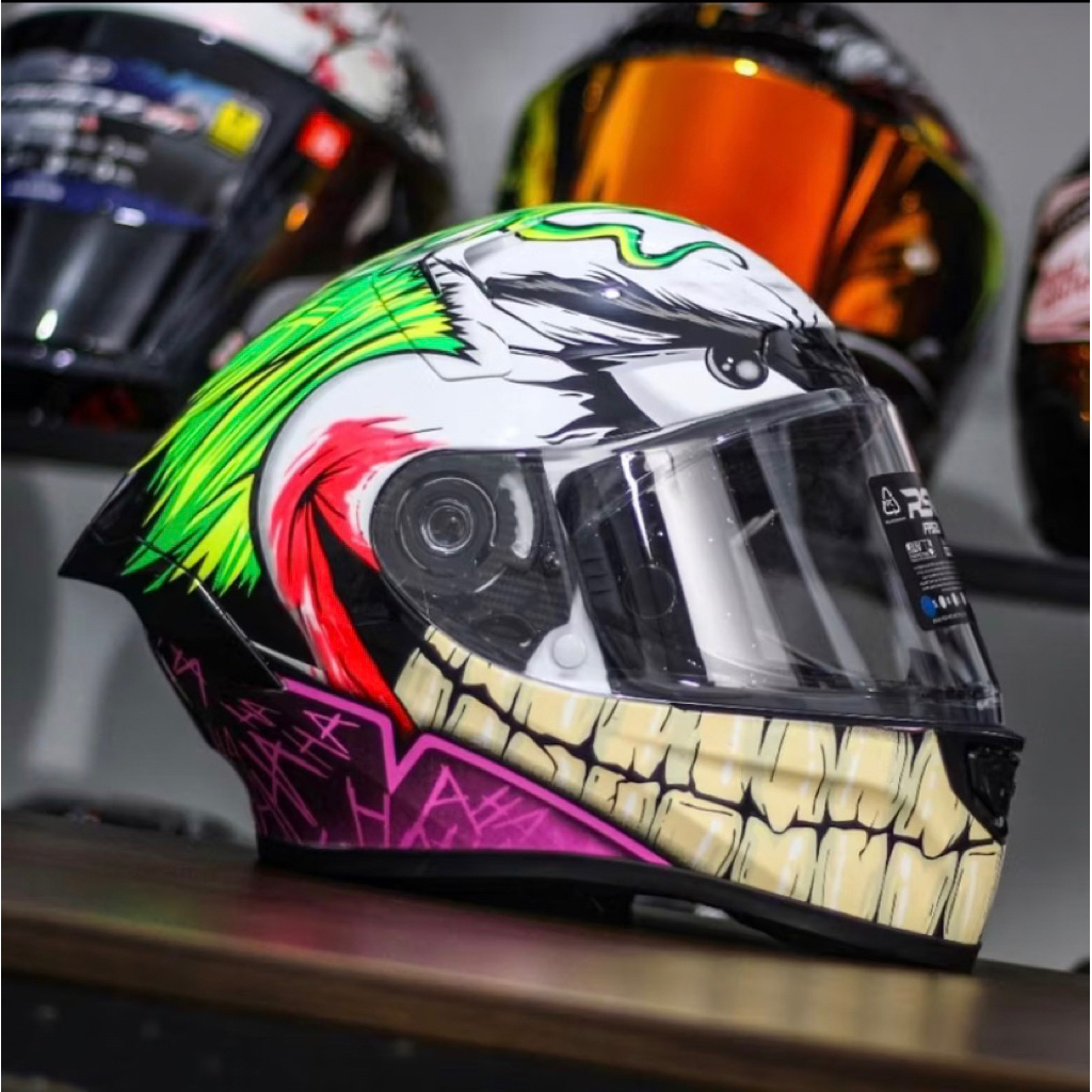 Helm RSV ffs21 Joker repaint custom waterdecal repaint