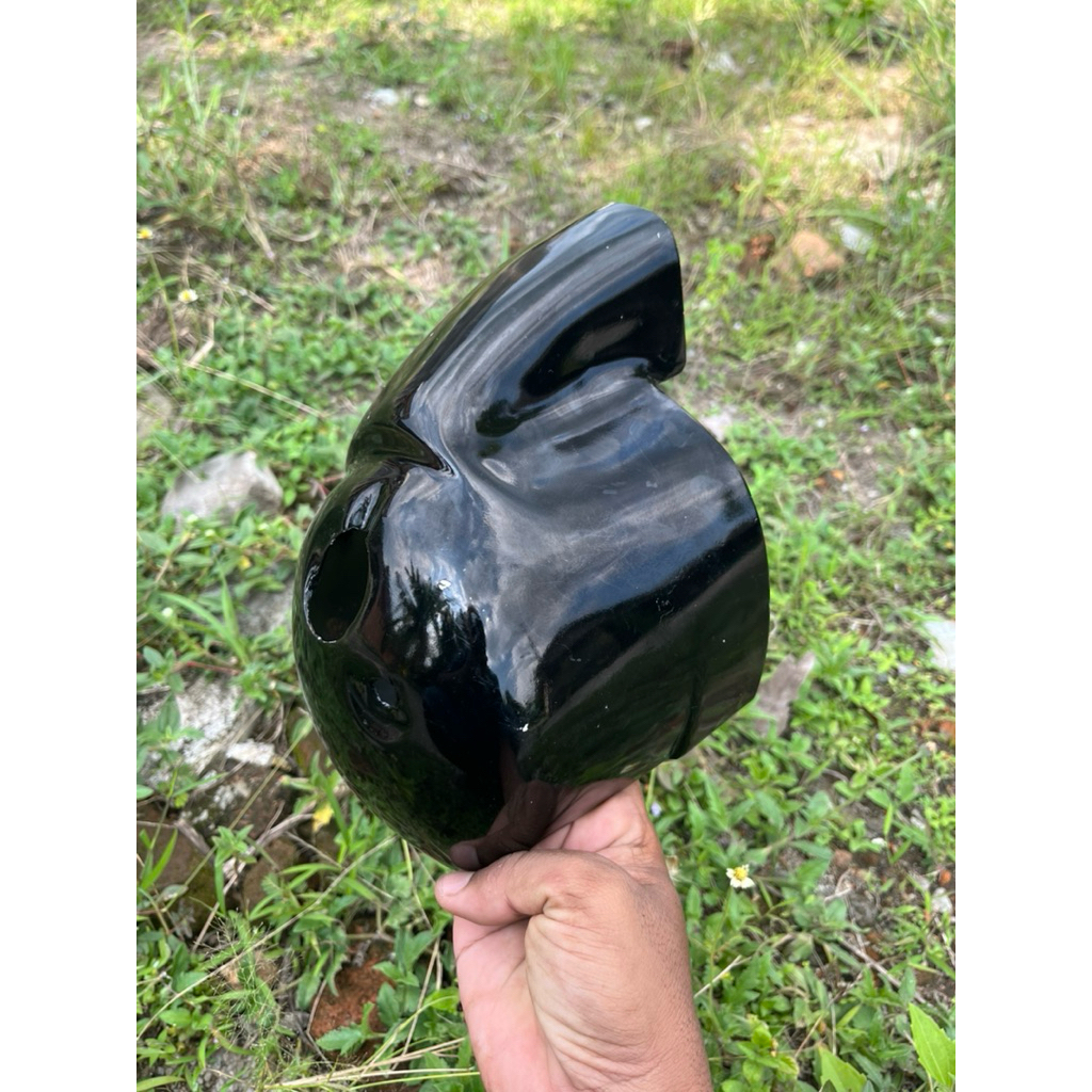 Tutup buring besi plat vespa super sprint vbb original