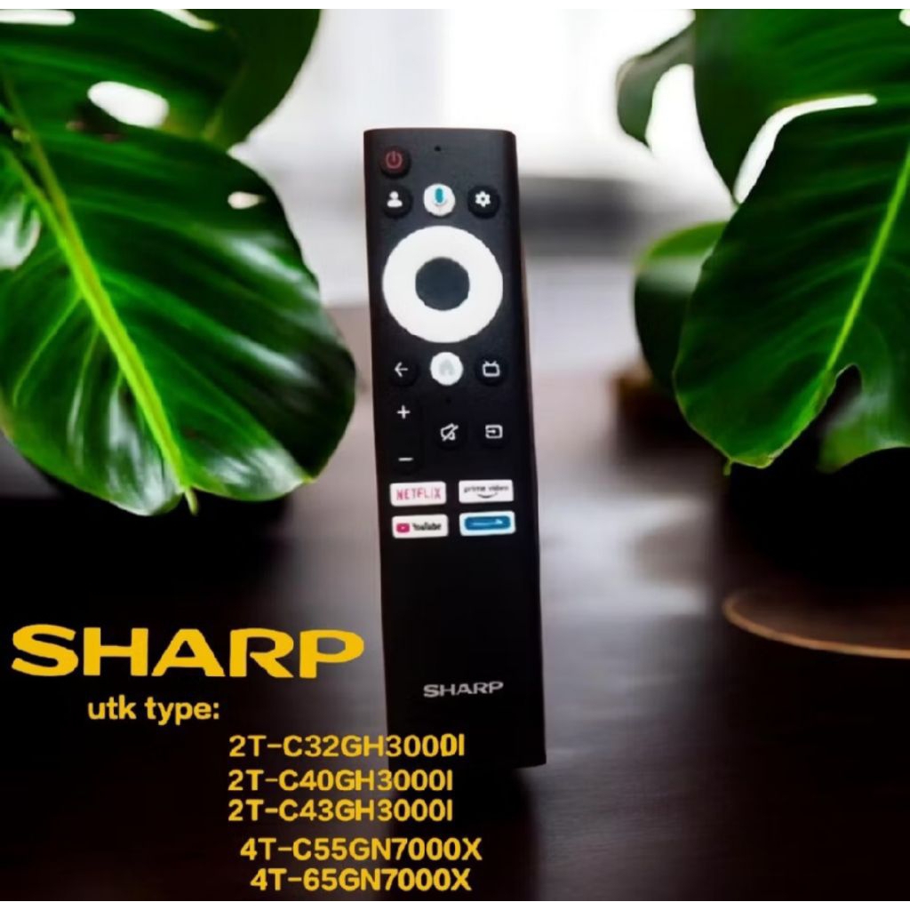 REMOTE TV LED SMART ANDROID GOOGLE SHARP