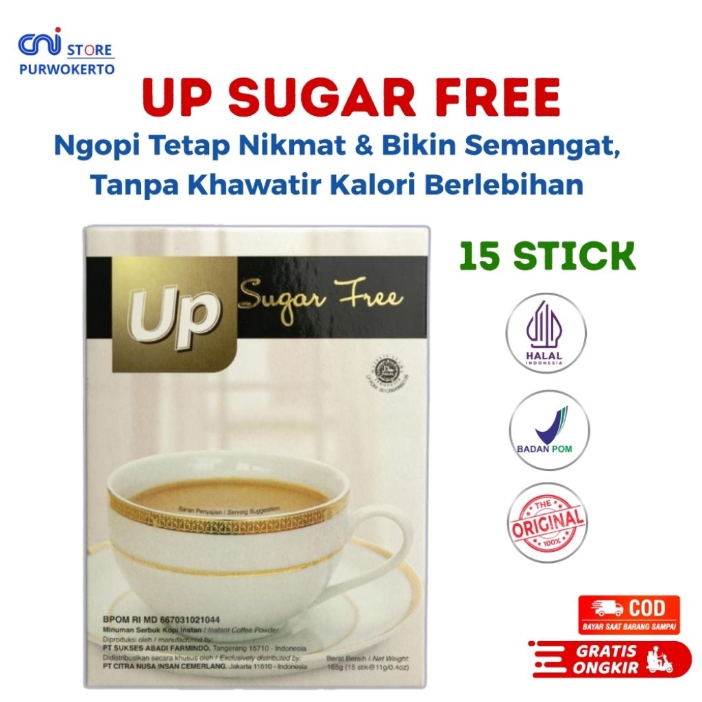 CNI Sugar Free Kopi Ginseng Aman Bagi Penderita Diabetes Kopi Rendah Kalori