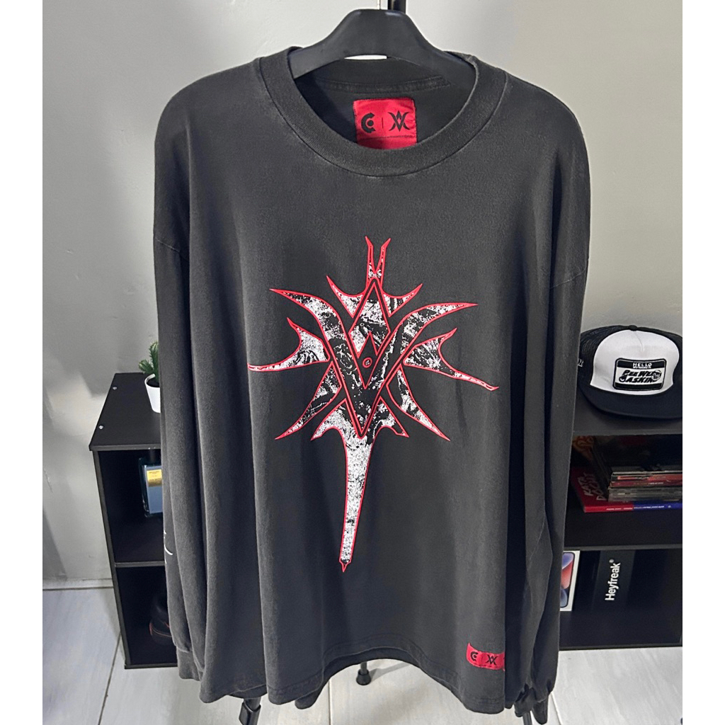 GVFI X 510 Longsleeve Worn Ritual Black Wash ( New ) Size : XL