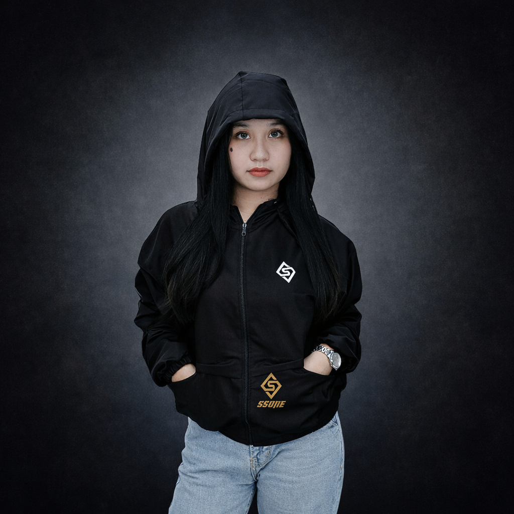 jacket Crop olahraga  jaket parasut running  wanita jaket parasut model simpel