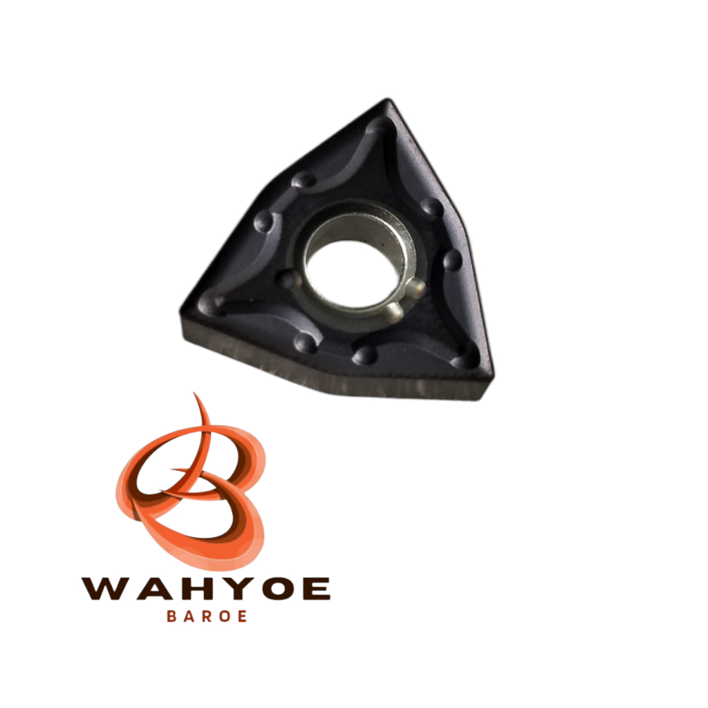 Insert WNMG 080404 Carbide – Mata Bubut Segitiga Presisi Tinggi (Jual Satuan) Kondisi Baru