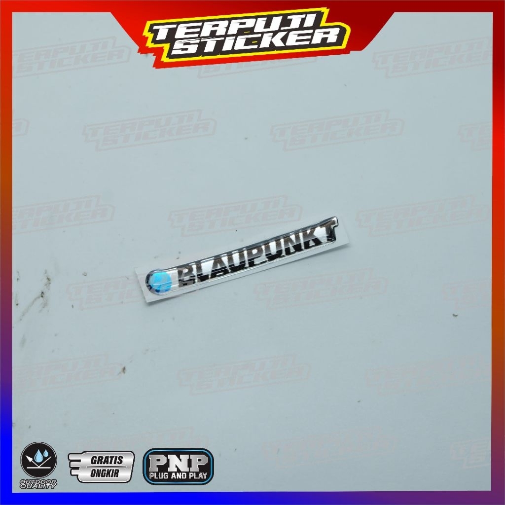 emblem timbul BLAUPUNKT SPEAKER AUDIO MOBIL/STICKER BLAUPUNKT LOGO SPEAKER AUDIO MOBIL