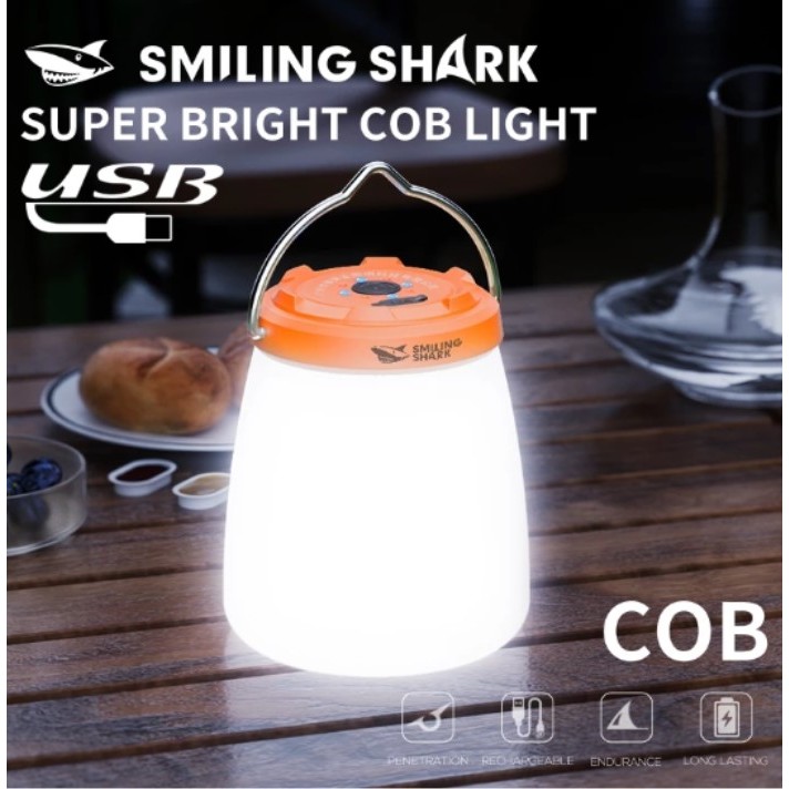SMILLING SHARK LENTERA CAMPING OUTDOOR GLAMPING LY-8288