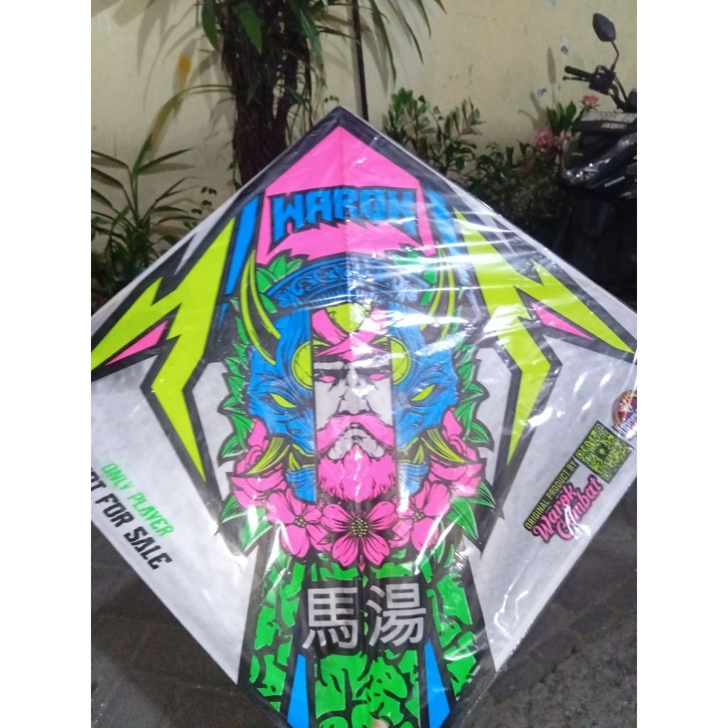 LAYANGAN WAROK TOURNAMENT WIBU HANNYA 5 WARNA UNTUK KOLEKTOR LAYANGAN