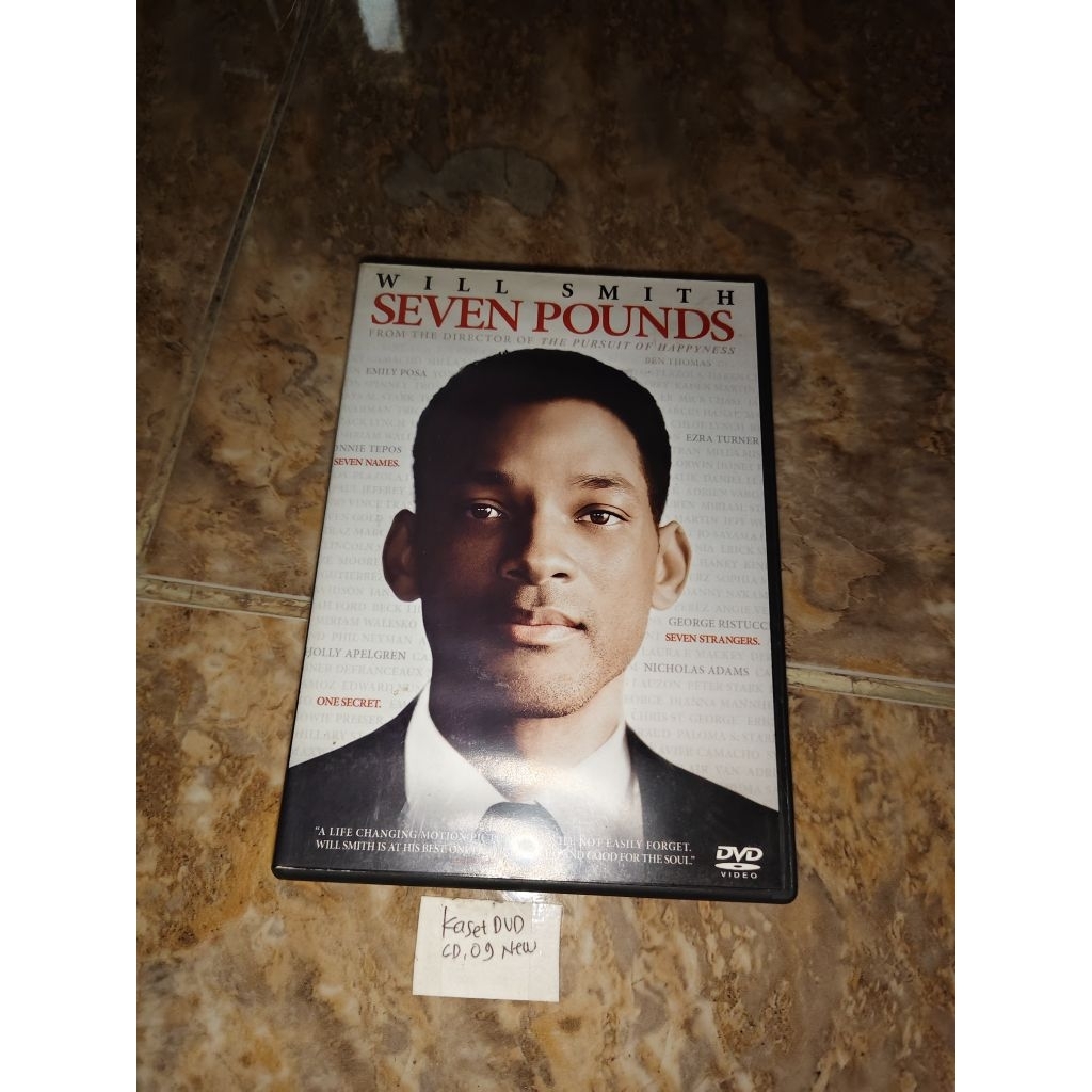 Kaset DVD Will Smith Seven pounds