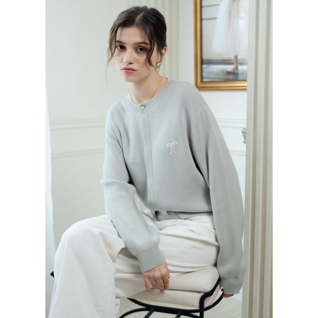 NUETA : Ribbon Cardigan