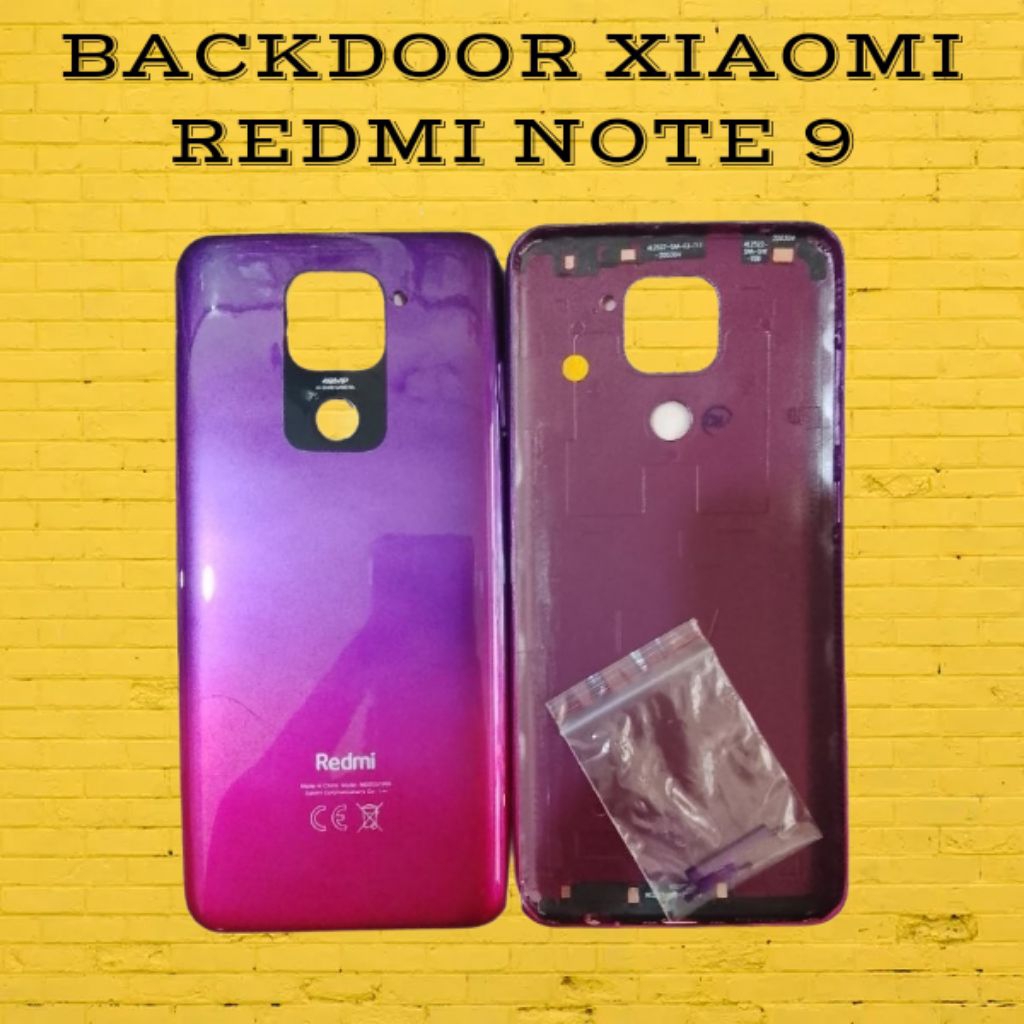 BACKDOOR/BACKCOVER/TUTUP BELAKANG HP XIAOMI REDMI NOTE 9 ORI