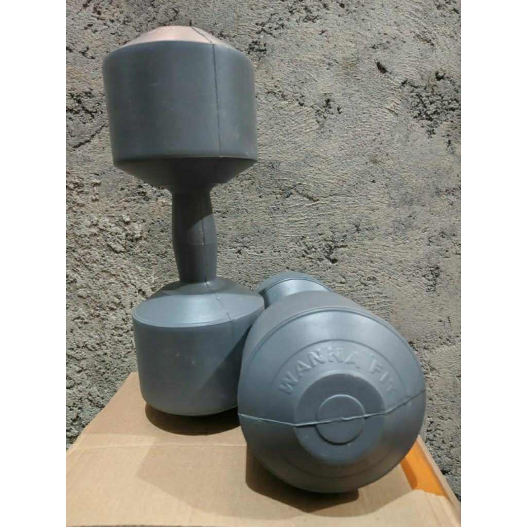DUMBELL/BARBEL 10KG SIAP PAKAI 1PASANG